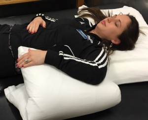 Pillow Positioning to Reduce Shoulder and Back Pain 