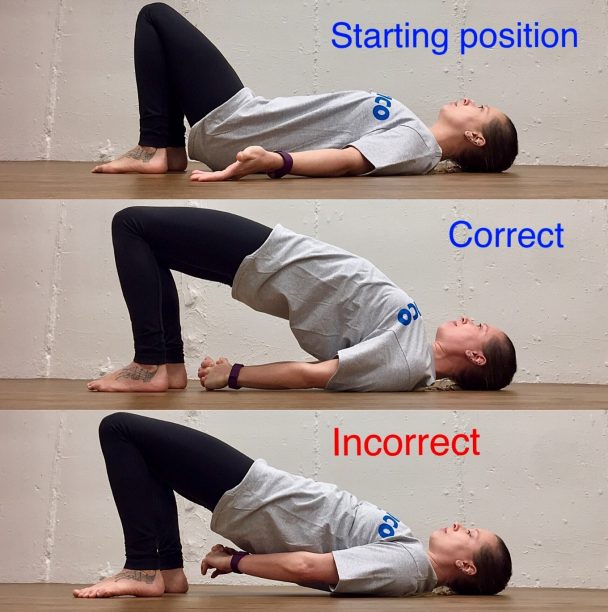 Stretch of the Week: Bridge with Interlaced Fingers - Athletico