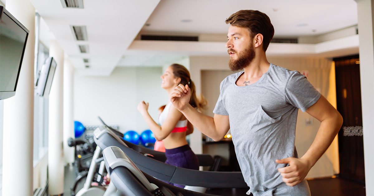 Man on a Treadmill